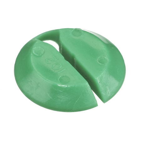 Hubbell Wiring Device-Kellems Kellems Wire Management, Cord Connector Accessories, Replacement Gotcha-Ring, .062-.125", Green., PK100 31648035GPK100
